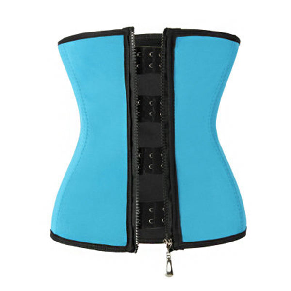 Court zipper bodysuit with adjustable waistband